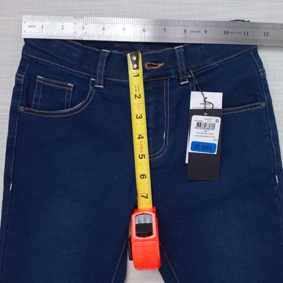 GUESS Girls' Low Rise Skinny Jeans Denim Pants Stretch Dark Blue, Size 10 - Picture 4 of 6